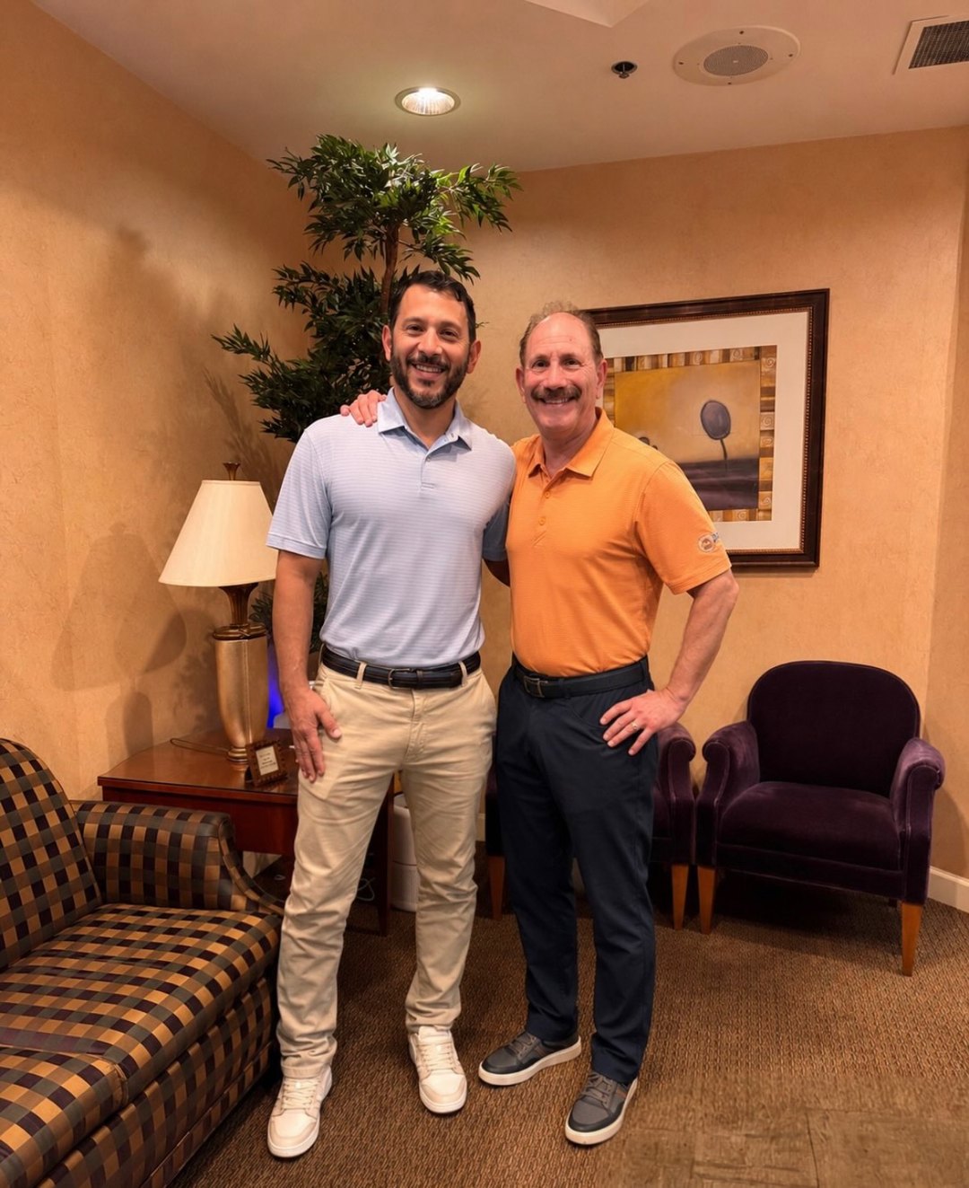 Dr. Oscar Pino with Dr. Wayne Suway